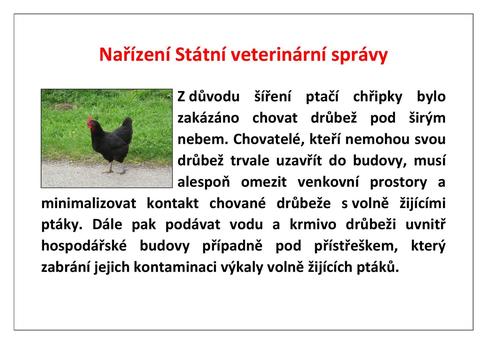 Nařízení Státní veterinární správy